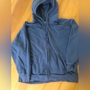 Dark grey Aritzia zip up